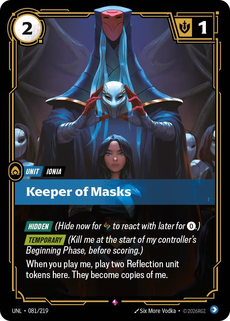 Image for Keeper of Masks - Riftbound: League of Legends Trading Card Game