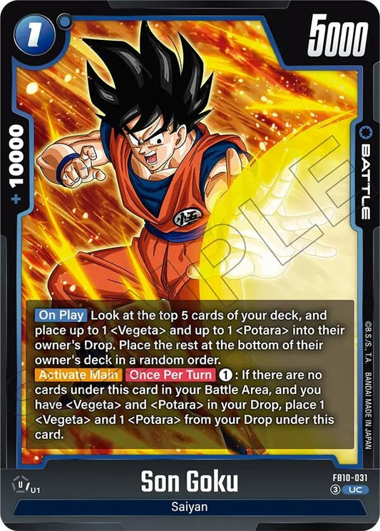Image for Son Goku - FB10-031 - Dragon Ball Super: Fusion World