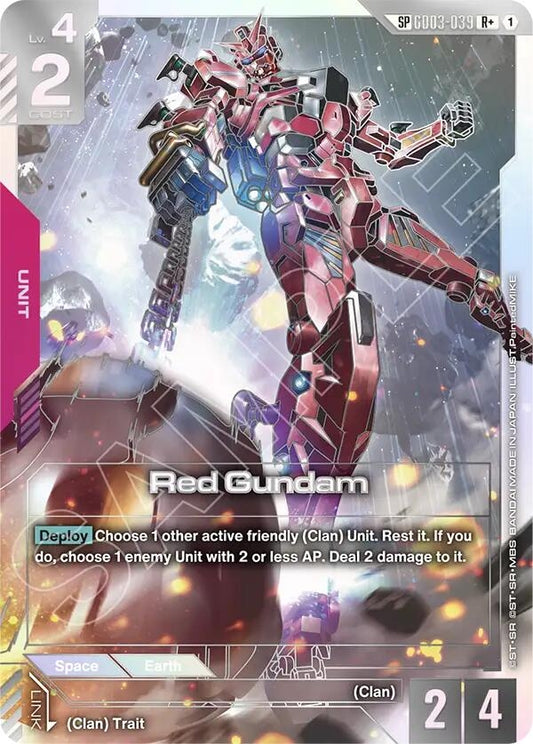 Image for Red Gundam (SP) (R+) - Gundam Card Game