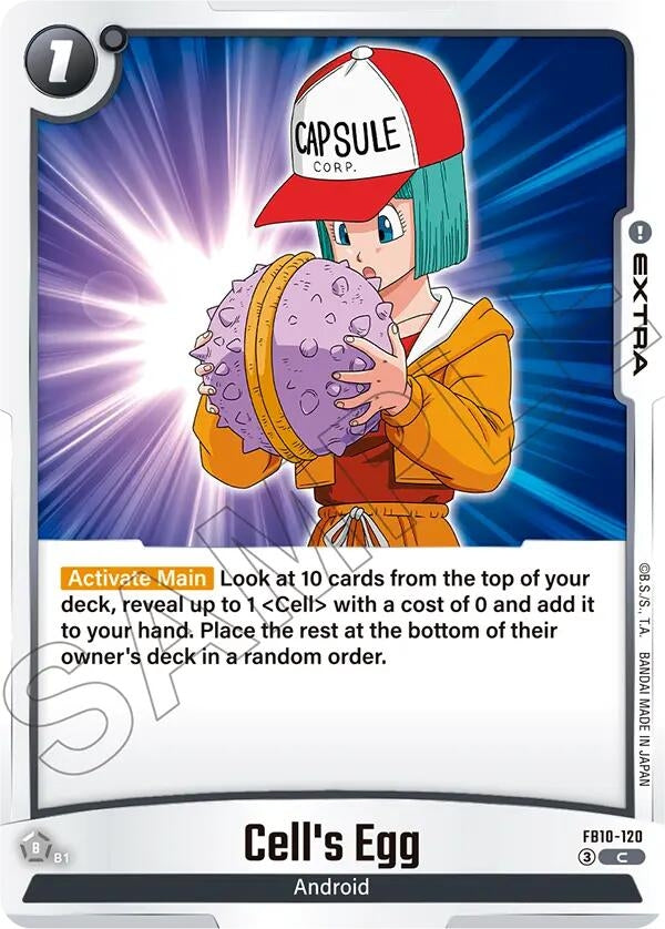 Image for Cell's Egg - Dragon Ball Super: Fusion World
