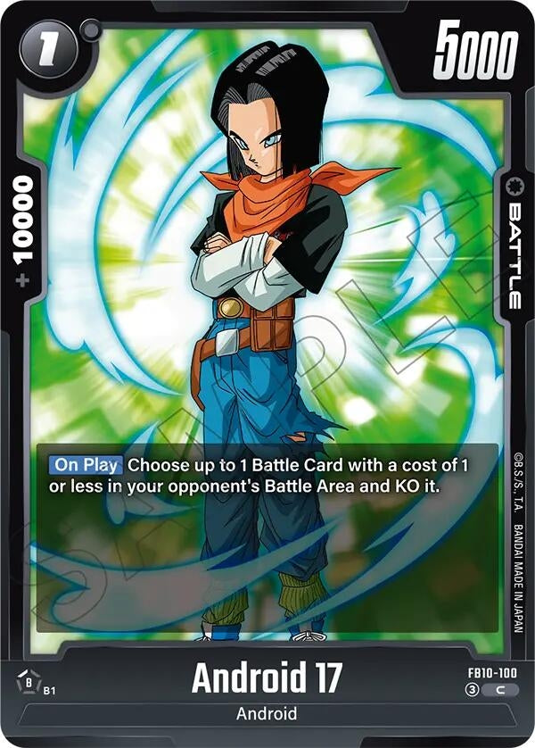 Image for Android 17 - FB10-100 - Dragon Ball Super: Fusion World