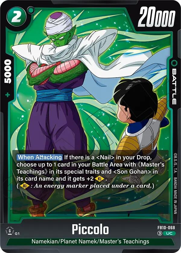 Image for Piccolo - FB10-068 - Dragon Ball Super: Fusion World