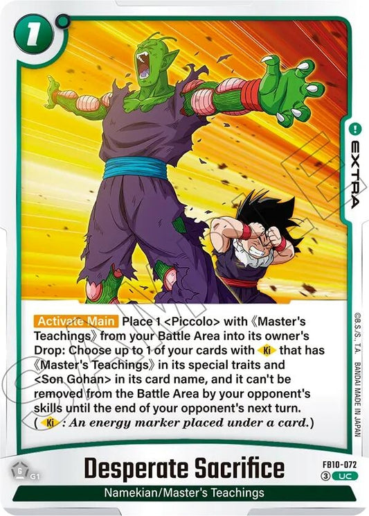 Image for Desperate Sacrifice - Dragon Ball Super: Fusion World