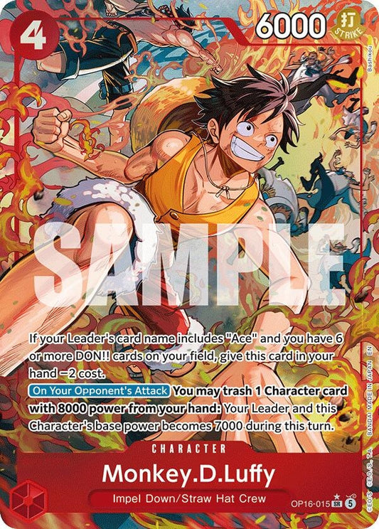 Image for Monkey.D.Luffy (Alternate Art) - One Piece Card Game