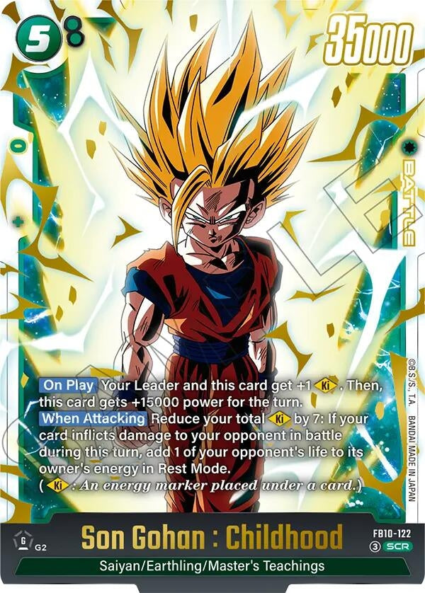 Image for Son Gohan : Childhood - FB10-122 - Dragon Ball Super: Fusion World