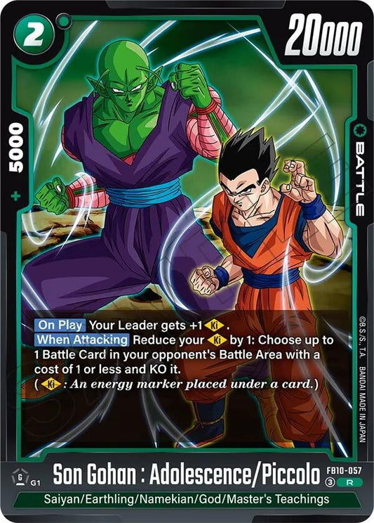 Image for Son Gohan : Adolescence/Piccolo - Dragon Ball Super: Fusion World