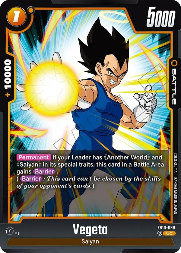Image for Vegeta - FB10-089 - Dragon Ball Super: Fusion World