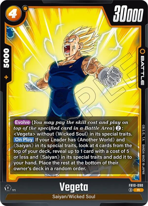 Image for Vegeta - FB10-090 - Dragon Ball Super: Fusion World