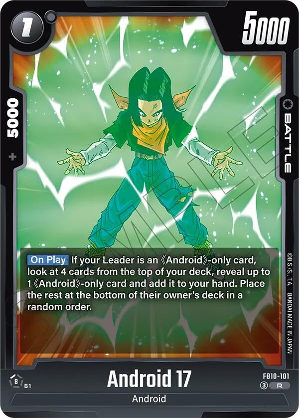 Image for Android 17 - FB10-101 - Dragon Ball Super: Fusion World