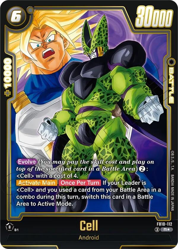 Image for Cell - FB10-112 (Alternate Art) - Dragon Ball Super: Fusion World