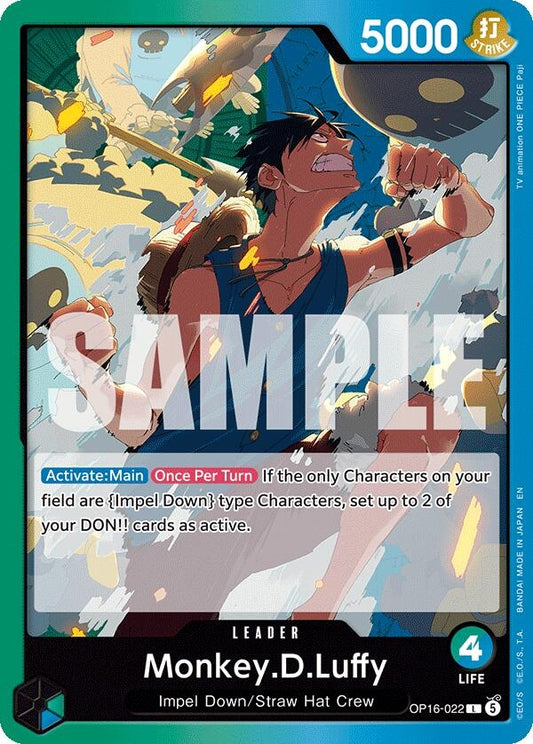 Image for Monkey.D.Luffy (022) - One Piece Card Game