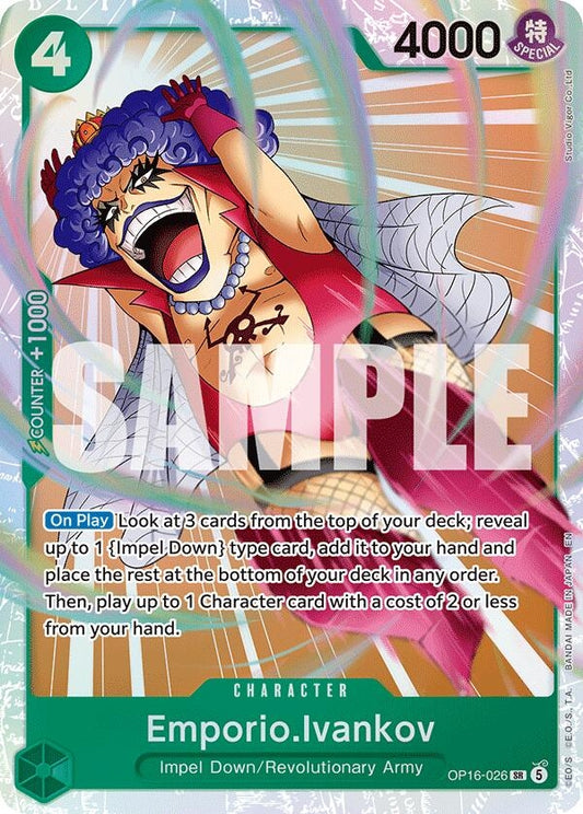 Image for Emporio.Ivankov (026) - One Piece Card Game