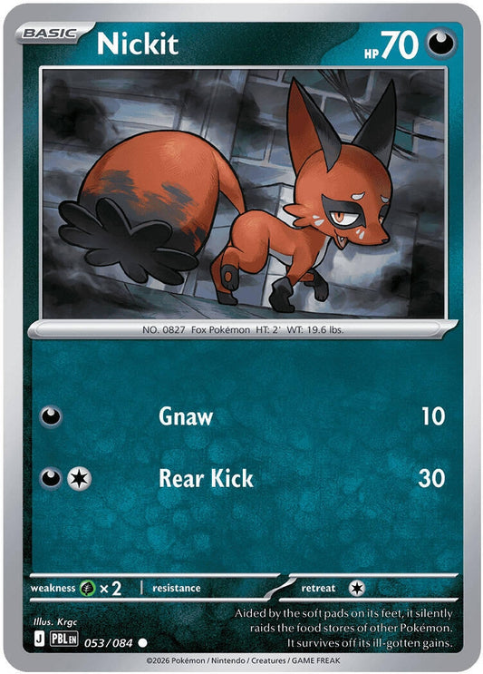 Image for Nickit - Pokemon