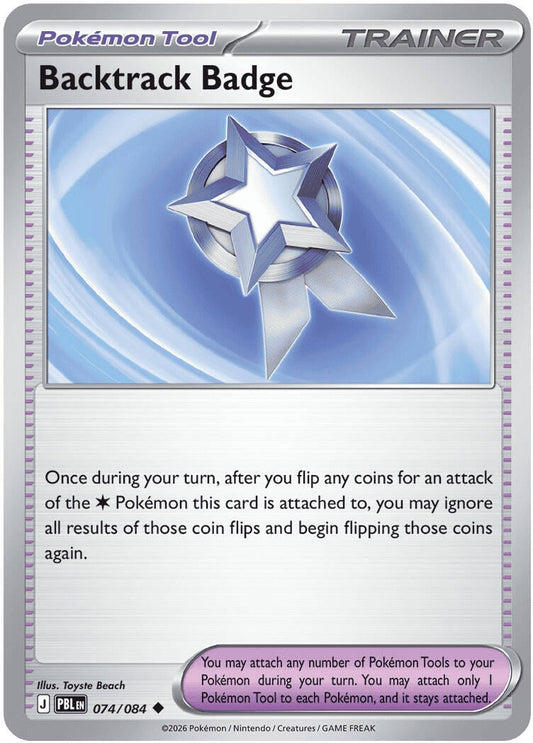 Image for Backtrack Badge - Pokemon