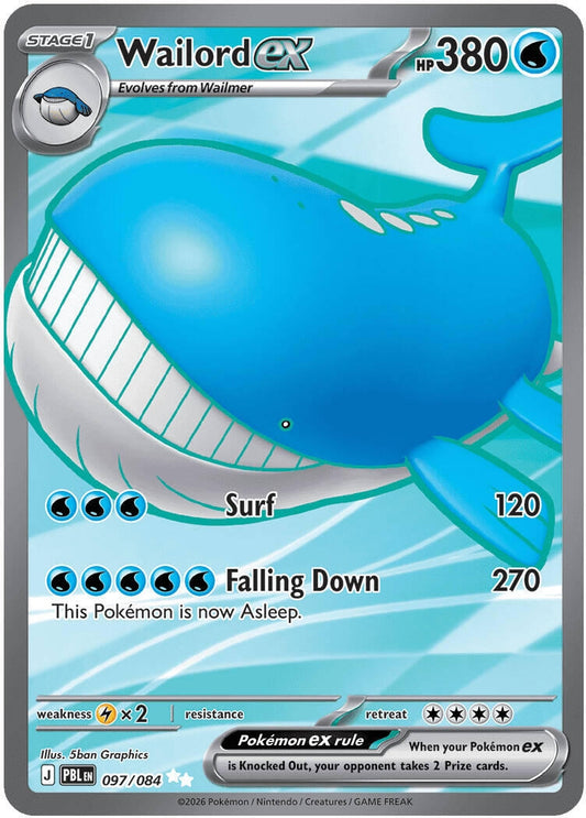 Image for Wailord ex - Pokemon