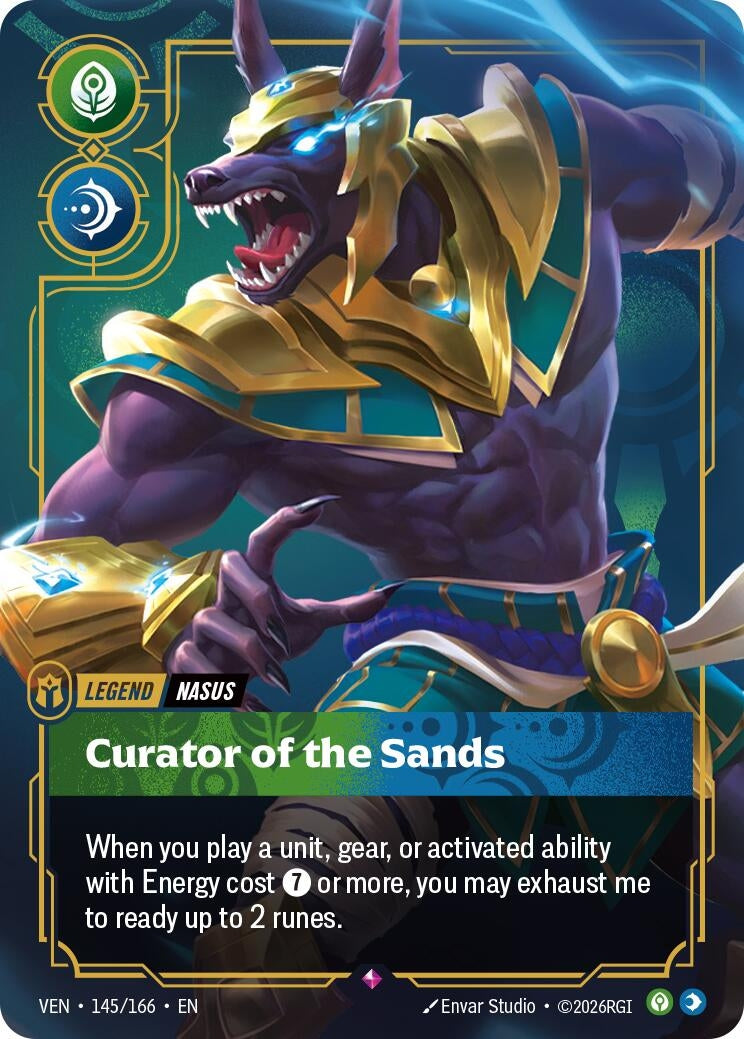 Image for Nasus, Curator of the Sands - Riftbound: League of Legends Trading Card Game