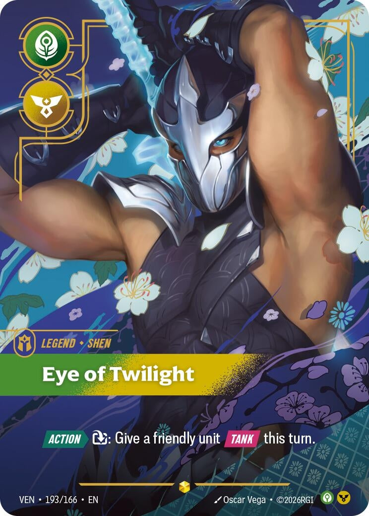 Image for Shen, Eye of Twilight (Overnumbered) - Riftbound: League of Legends Trading Card Game