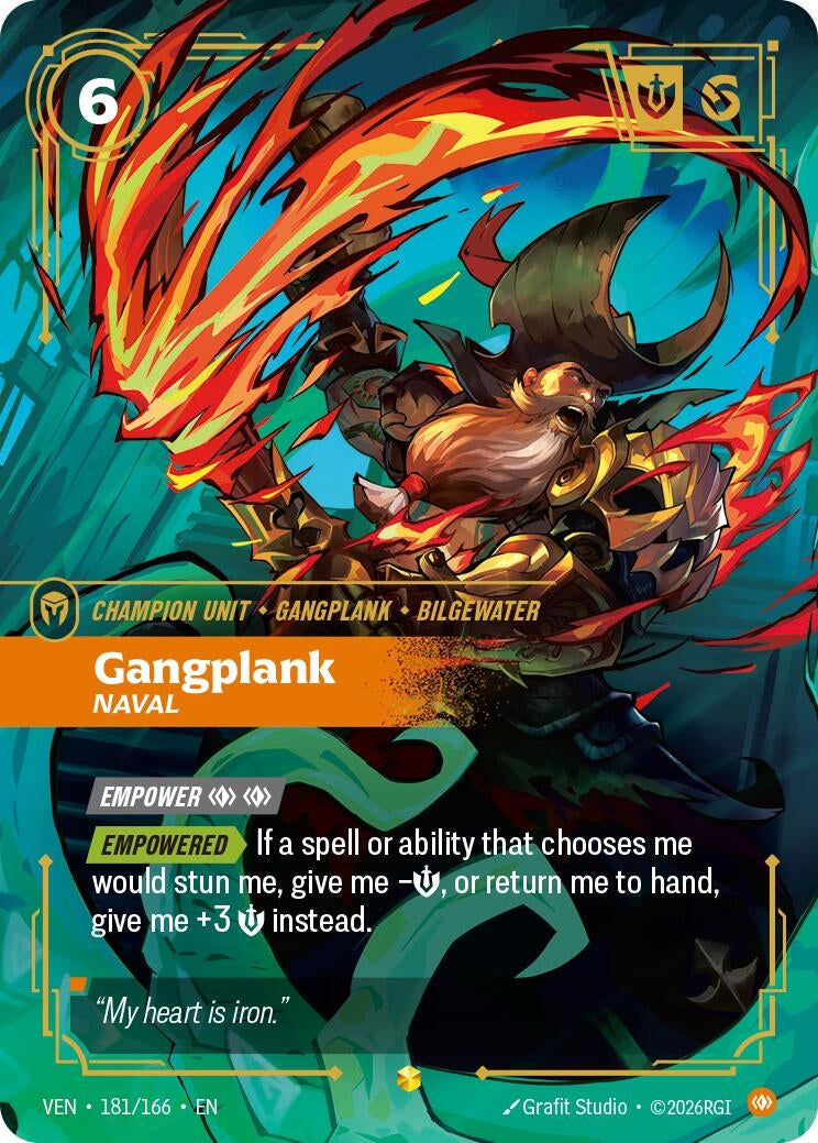 Image for Gangplank, Naval (Overnumbered) - Riftbound: League of Legends Trading Card Game