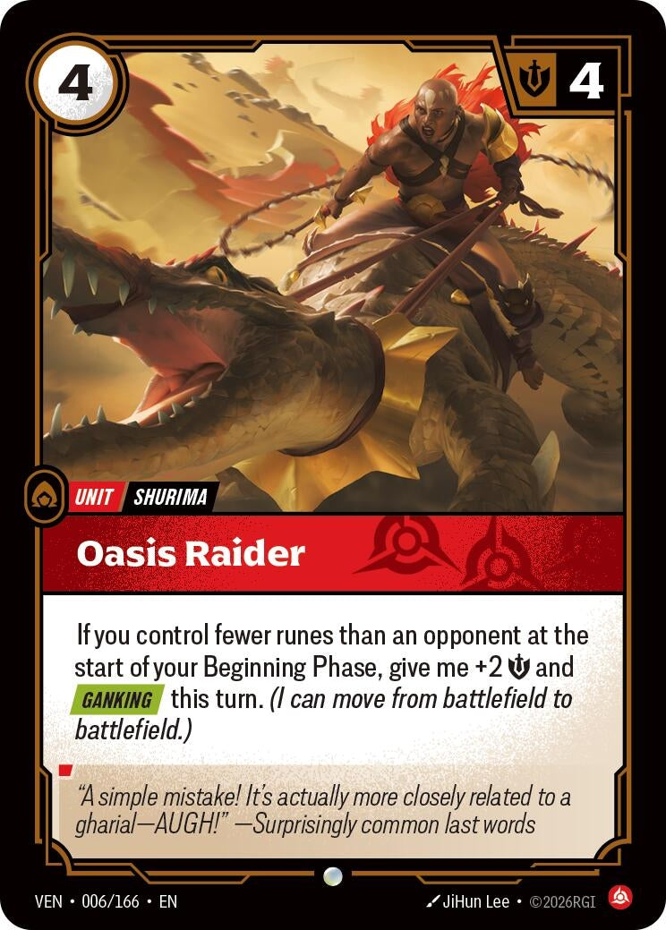 Image for Oasis Raider - Riftbound: League of Legends Trading Card Game