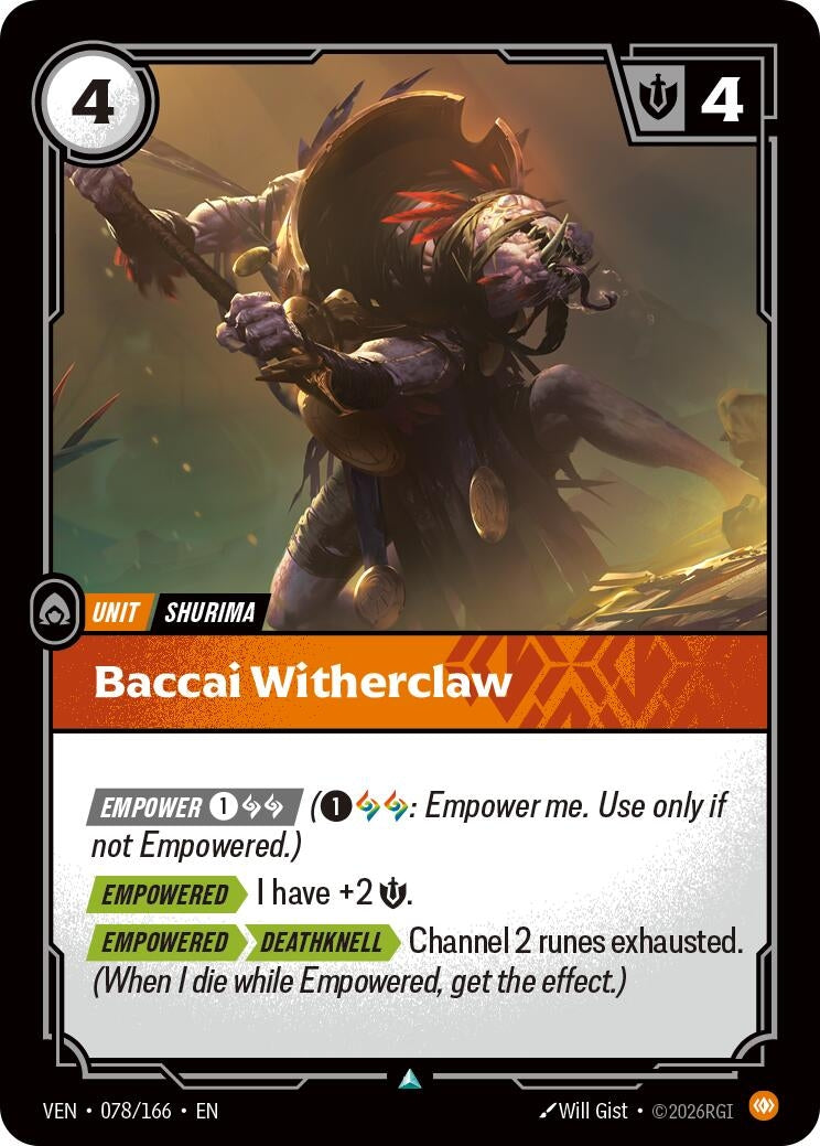Image for Baccai Witherclaw - Riftbound: League of Legends Trading Card Game
