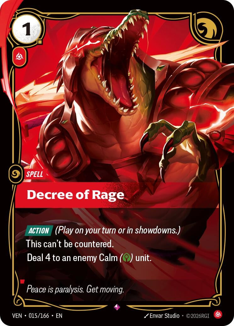 Image for Decree of Rage - Riftbound: League of Legends Trading Card Game