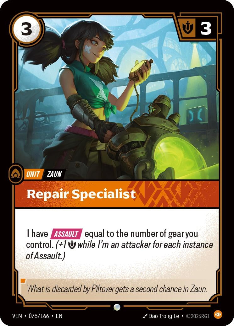 Image for Repair Specialist - Riftbound: League of Legends Trading Card Game