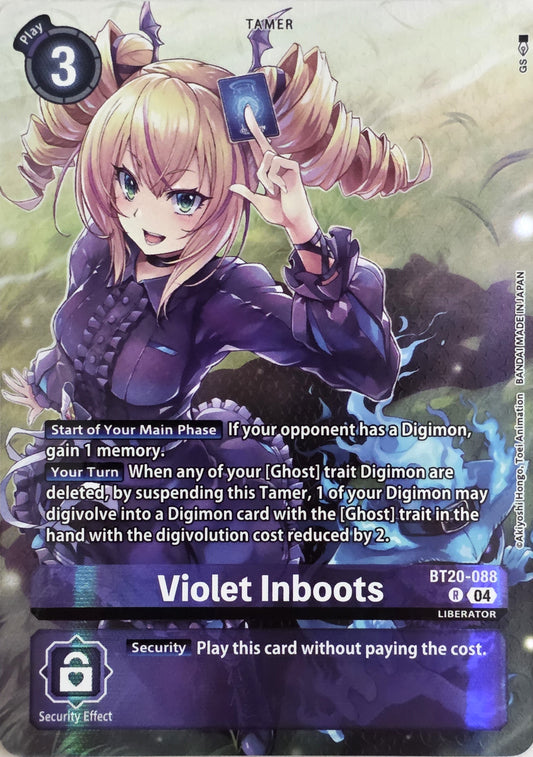 Violet Inboots - BT20-088 (Digimon Liberator Debuggers Set)