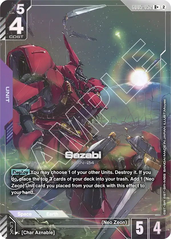 Sazabi (GD05-052) (R+)