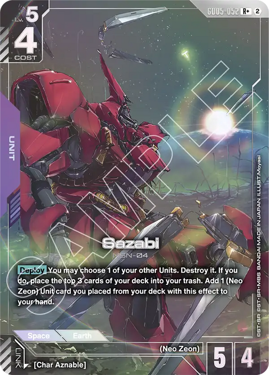 Sazabi (GD05-052) (R+)