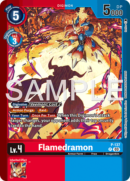 Flamedramon (Limited Card Pack -Billion Bullet-)
