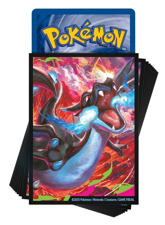 Mega Charizard X: UPC Sleeves (65x Sleeves)