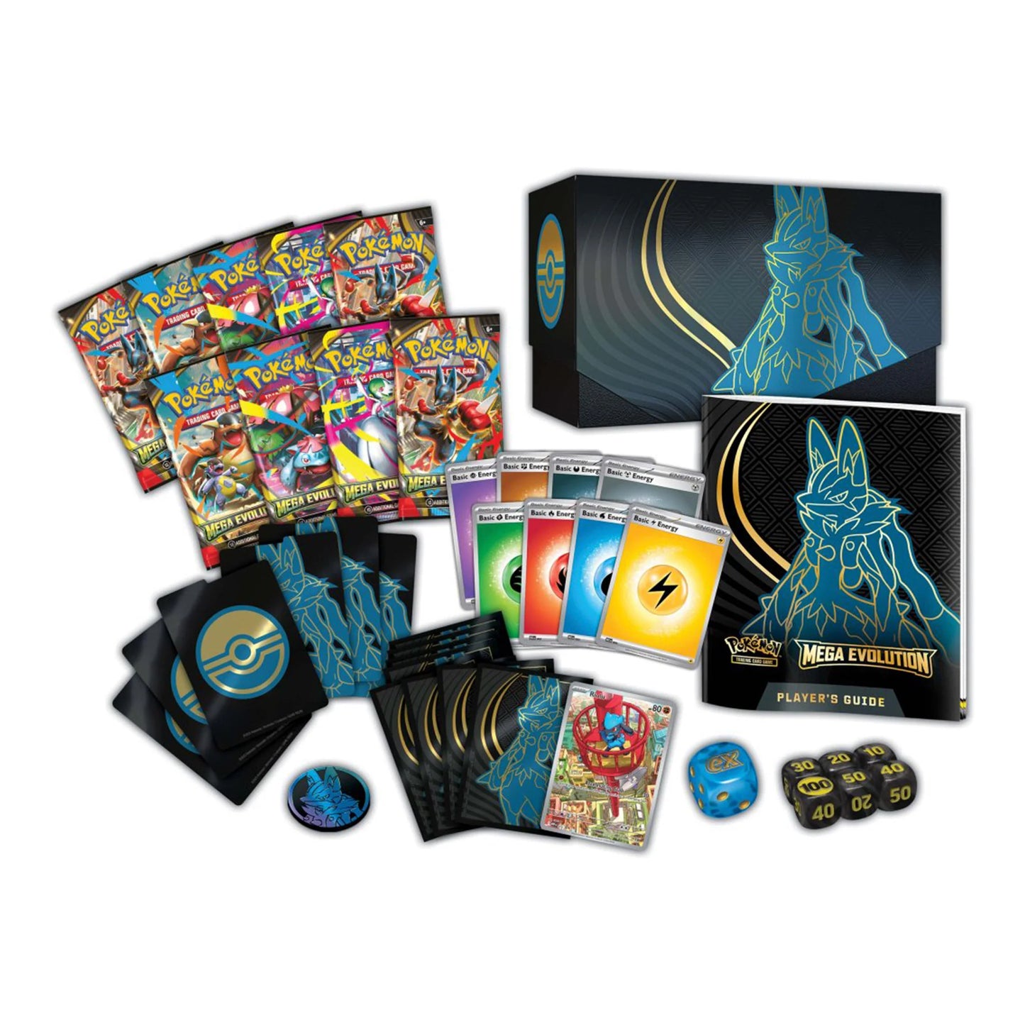 Pokemon Trading Card Game: Mega Evolution Elite Trainer Box (Mega Lucario)