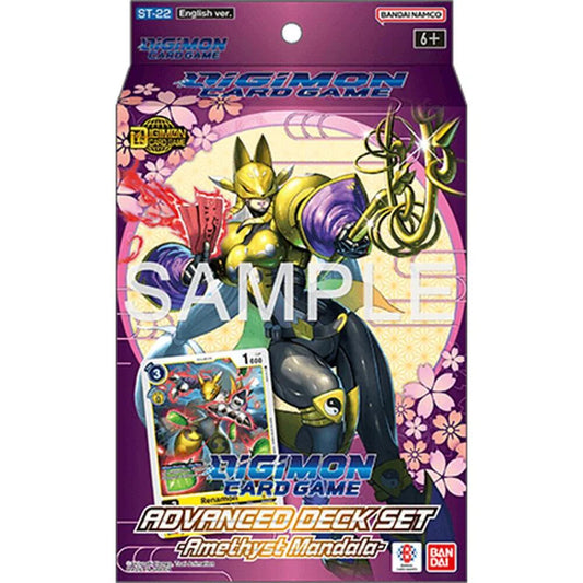 Digimon Card Game: Advanced Deck Display – Amethyst Mandala [ST22]