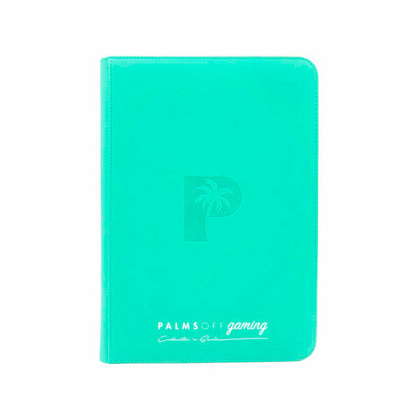 Palms Off CS TOP LOADER 216 Zip Binder (Turquoise)